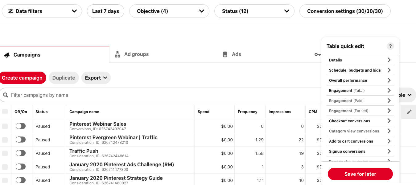 Pinterest Audience Insights
